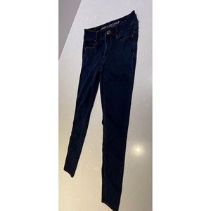 American Eagle Jegging Womens Sz 0 Hi-Rise Jeans Super Super Stretch